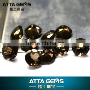 Synthetic smoky quartz-top wholesale gemstone with low price