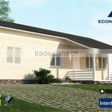 Econova container house with flat packing with solar system