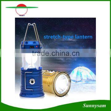 Rechargeable LED Camping Lantern / Solar Camping Light Portable Outdoor Lighting Products