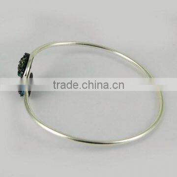 Lavender Secret !! Druzy 925 Sterling Silver Bracelet, Beautiful Silver Jewellery, Fresh Silver Jewellery photo-4