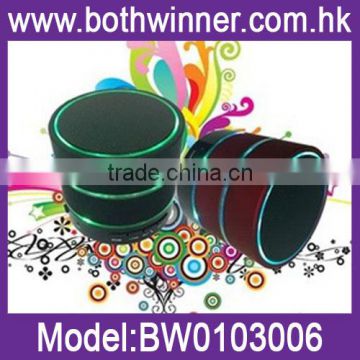 Cylinder shape bluetooth mini wireless speaker