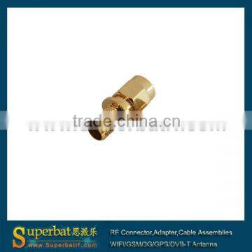 SMA male rf coaxial connector Crimp Plug Straight for LMR240 cable