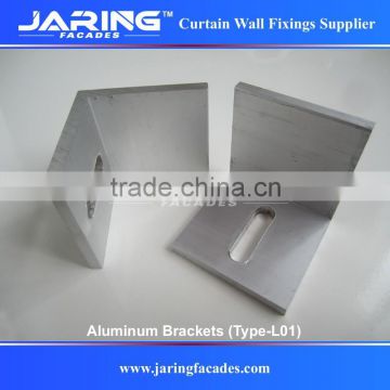 JARING Aluminum Alloy L Brackets,L Clamps for Stone Fixings (Type-L01)