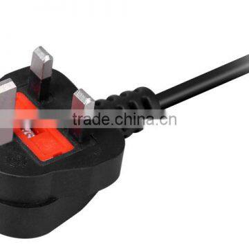 U.K . Power Cord BS injection plugs 3G BS Power Cord BS plug mold plugs with Fuse 3A/6A/13A