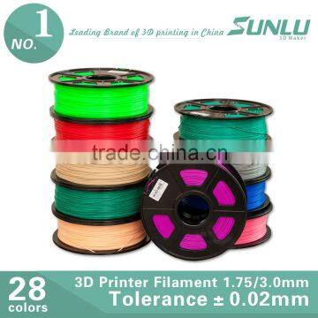 3d filament 1.75/3.0mm for 3D printer/pen 3d printer filament