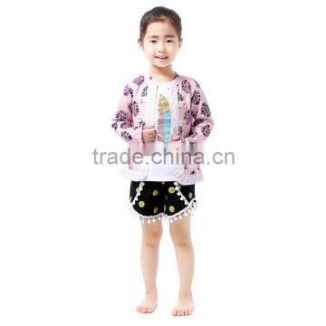 baby girl boutique clothing coats kids lovely autumn outwear one pieces print coats