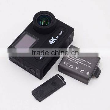 Be Unique !! Ausek Dual Lens 4K 30fps Wifi Sport Camera 2.4G Action Camera photo-2