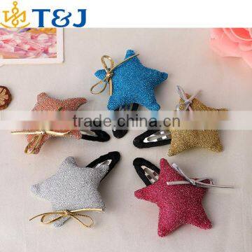 ss>>2015 top! children cute star hairclips Korean style kids starfish hair pins sea star duck clip