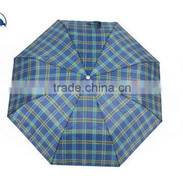 21"*8k 3 foldable mens promotional manual open cheap polyester folding umbrella