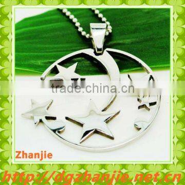 Latest cutout custom wholesale star shape charm pendant