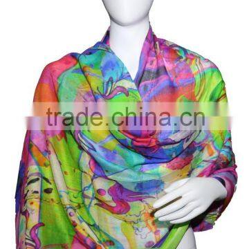 Digital print scarves