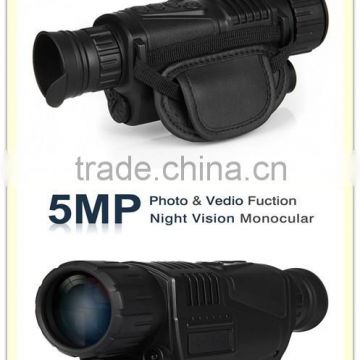 Night Vision Monocular 200m Range Takes Photos& Video with 1.44" TFT LCD Monitor