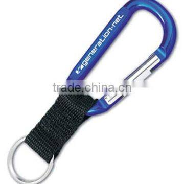 carabiner clip mini keychain strap