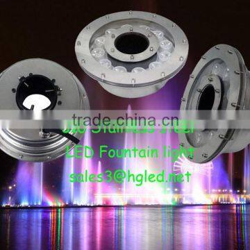 RGB DMX Control / V4A /316 Stainless Steel IP68/ LED Underwater Lights for Fountain