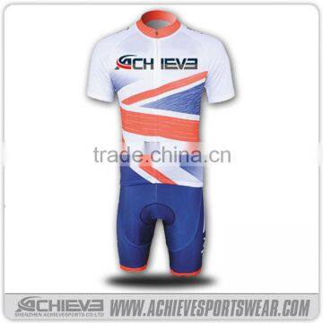 High Qualtiy Printed Cycling Wear Customized Cycling Jersey Bib Shorts photo-5