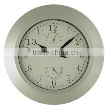 Wall clock-plasticWall with Hygrothermograph