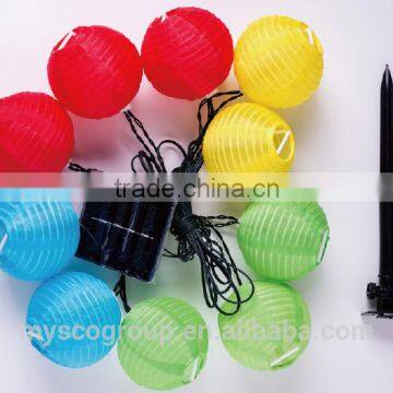 Solar Chinese Lantern 10 LED chandeliers