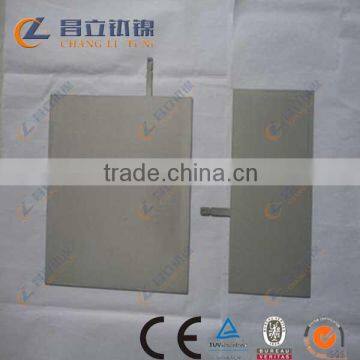 platinum mmo anode plate for electrolytic deposition