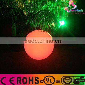 2016 hot promotional waterproof color changing outdoor led induction globe led ball lights by remote control