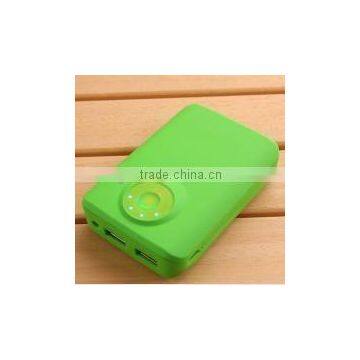 2015 new product 6600mAh power bank, dual USB output power bank