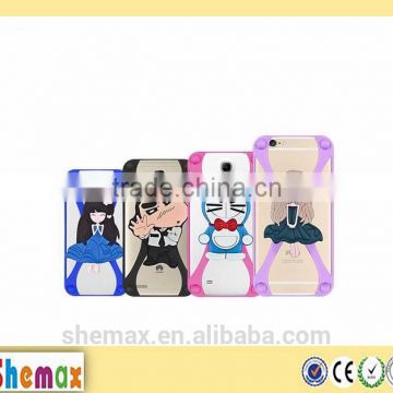 Universal Silicone Bumpers Case Cell Phone Mobile For 3.5-6.0 inch Smart Phone