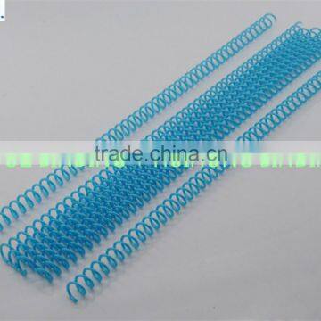 4:1 Plastic Coil binding, 6mm, 48 loops, blue color