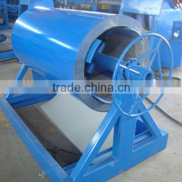 5 ton manual decoiler machine for steel and aluminum coil I.D. 508/610mm