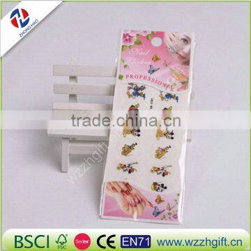 Beauty Cute Cartoon Nail Stickers Water Transfer Wraps Decals on nails Decorations Temporary Tattoos Watermark