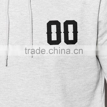 Cheap Custom Silk-screen Logo 100% Cotton Grey High Quality Mens Bodybuilding Stringer Hoodie photo-3