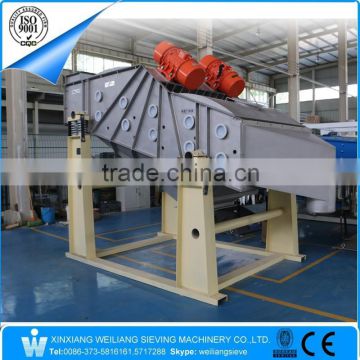 Weiliang carbon steel linear vibratory screen sieving grader machinery