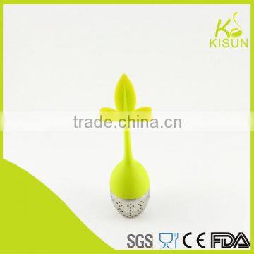 Popular Egg Shape Stainless Steel Tea Strainer With a Tower Stand photo-2
