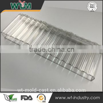 Transparent PC Plastic Injection Molding Part for sound equipment Cover