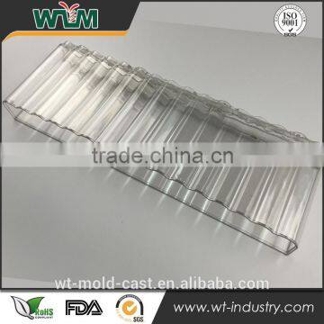 Transparent PC Plastic Injection Molding Part for Sound Equipment Cover