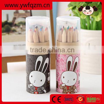 12 color mini wooden cute pencil