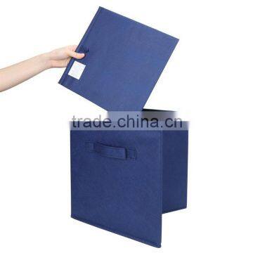 Foldable Fabric Basket Bin, Collapsible Storage Cube For Nursery Home and Office photo-3