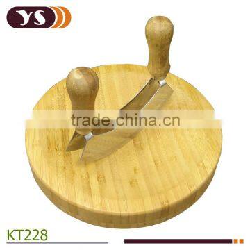 Bamboo Herb Chopper With Bamboo Board