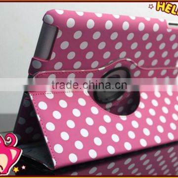 Wholesale polka dot.leather case for Apple Ipad Air