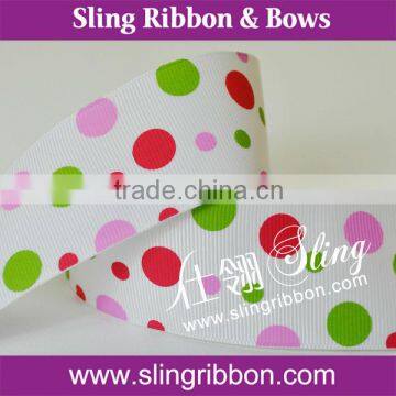 Pretty Dots Grosgrain Ribbon For Sale