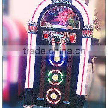 Large Size Retro Bluetooth CD Jukebox with USB SD/ mp3 / am fm radio