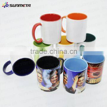 Sunmeta Cheap High Quality 11oz Sublimation Coated Color Coffee Mug(SKB-06) photo-3