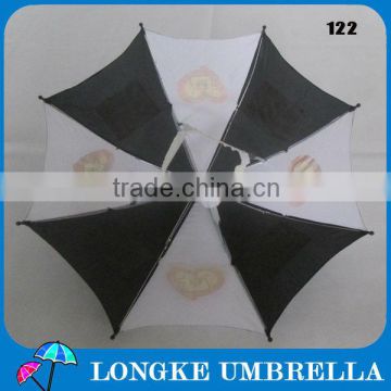 12" Hat Umbrella, Cap Umbrella, Head Umbrella