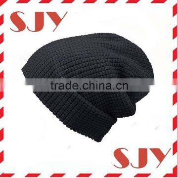 100% Cotton Slouchy Beanie Hat Wholesale Winter Warm Ski Skater Hip-hop Hat