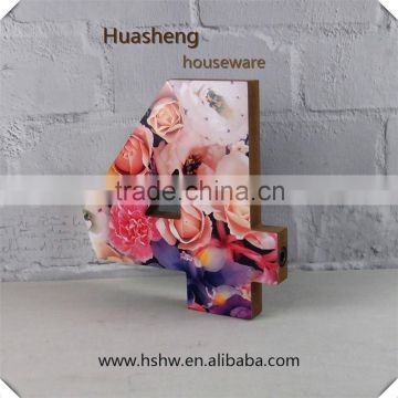 CHEAP PRICES!! custom high quality art craft sublimation numbers with own designs most popular items