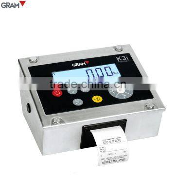 K3ip Stainless Steel Digital Weighing Indicator with Printing Function