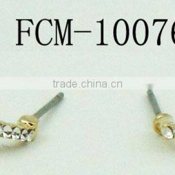 Yiwu Wholesale Beautiful Alloy Rhinestone Fashion Arrow Earring