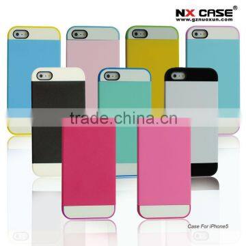 china phone case pc and tpu phone cover 3 in 1 case for iPhone 5/5s