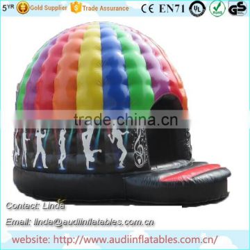 Big commercial inflatable disco dome dancing dome