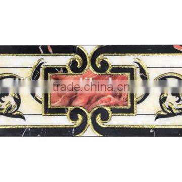 3d golden 95*300mm border tiles