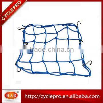 Elastic Motorcycle Luggage Net With Plastic Hooks Cargo Nets Bungee Cord Net