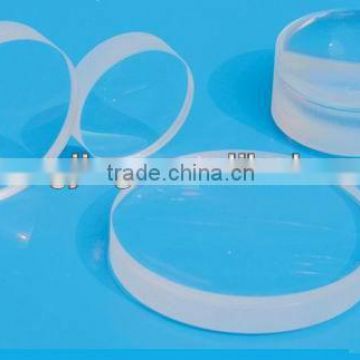 Round Flat mirrir blanks,transparent quartz glass circular windows